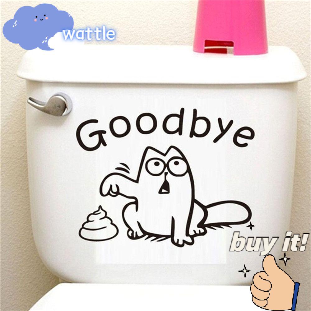 Sticker Dán Nắp Bồn Cầu Họa Tiết Hoạt Hình Dễ Thương Bắt Mắt