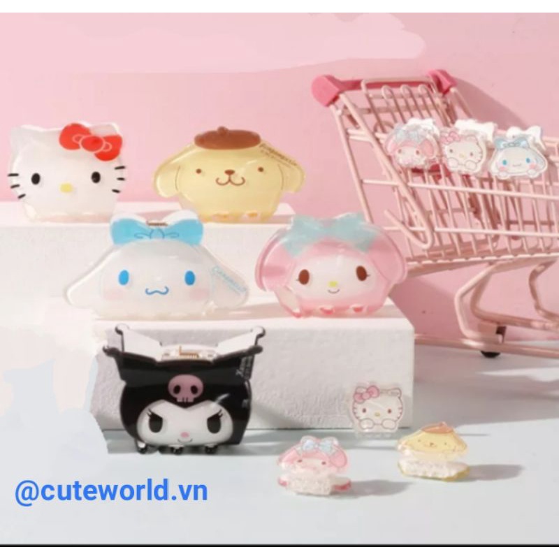 Kẹp Tóc SANRIO Cinnamoroll Kuromi Purin Melody