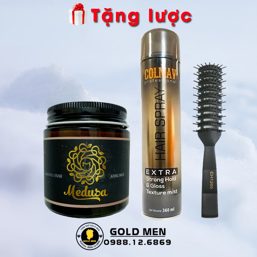 [COMBO] Sáp Medusa 150g + Gôm Colmav + Tặng lược