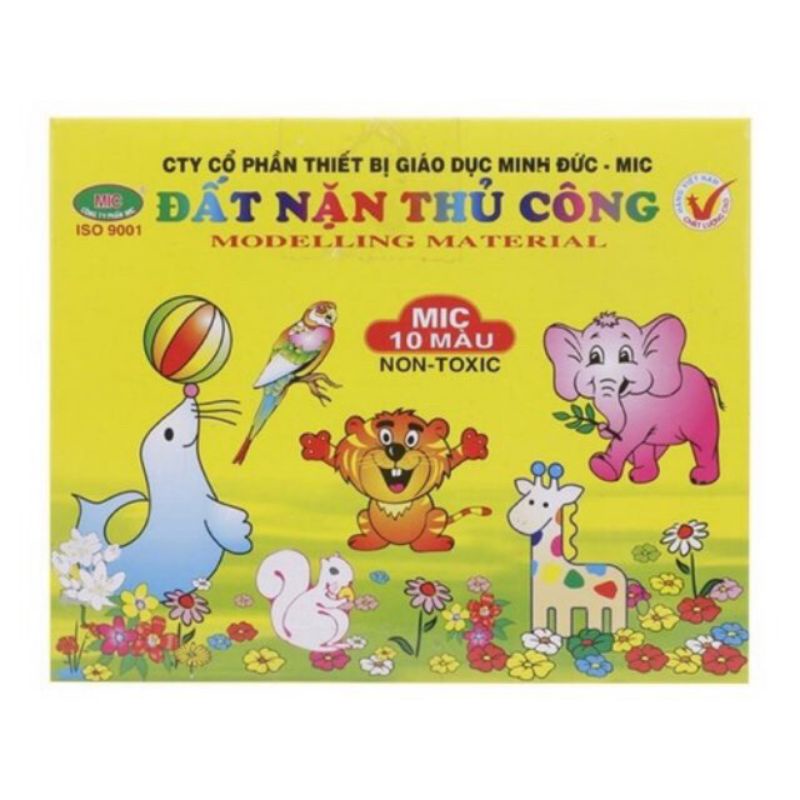Đất nặn míc 10 màu