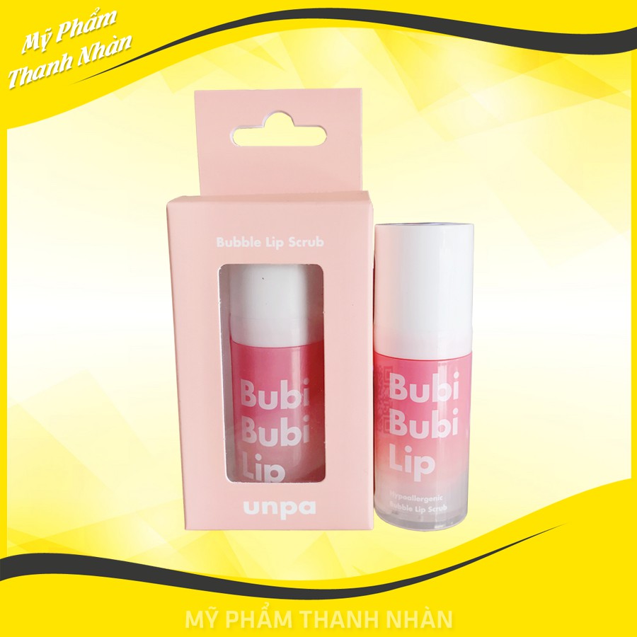 Tẩy Tế Bào Chết Môi Sủi Bọt Bubi Bubi Lip By Unpa 12ml | BigBuy360 - bigbuy360.vn