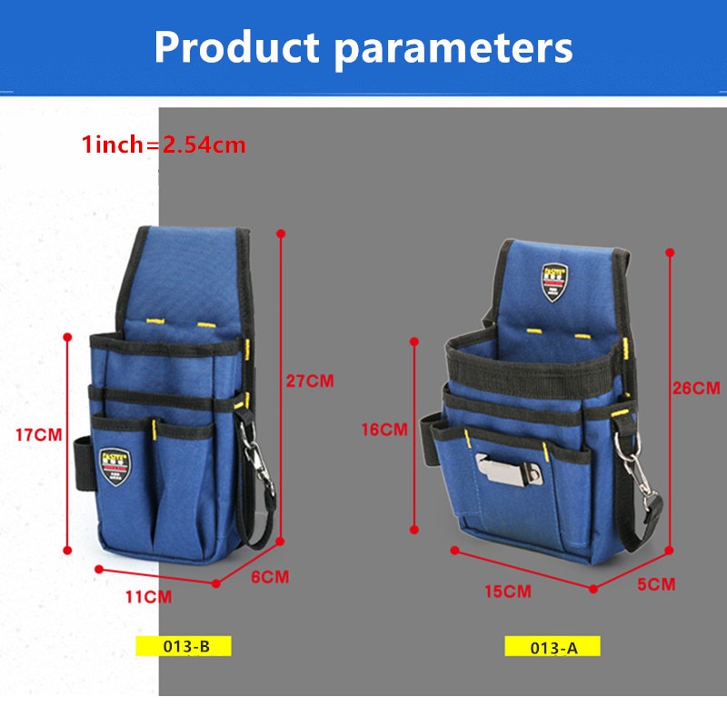 Túi đựng dụng cụ sửa chữa đeo hông sức chứa lớn tiện dụng đa năng