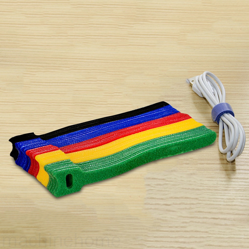 Set 50 dải nylon buộc dây cáp điện thoại có thể điều chỉnh và tái sử dụng