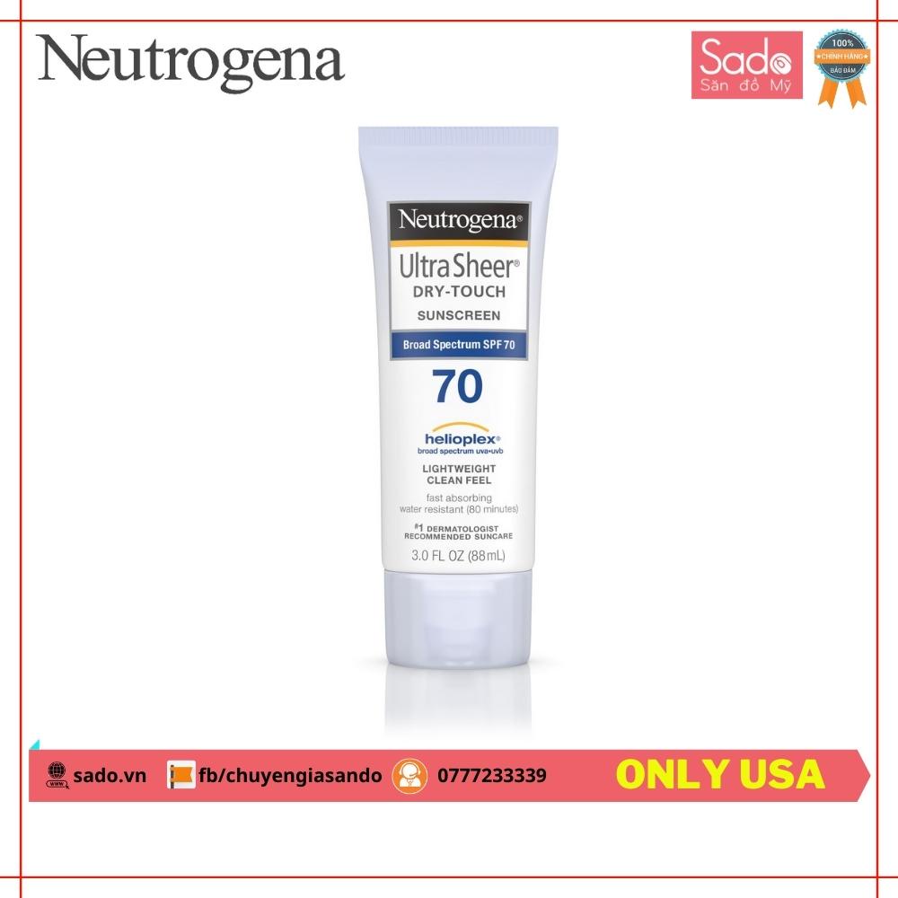 Kem Chống Nắng Neutrogena Ultra Sheer Dry-Touch SPF 70