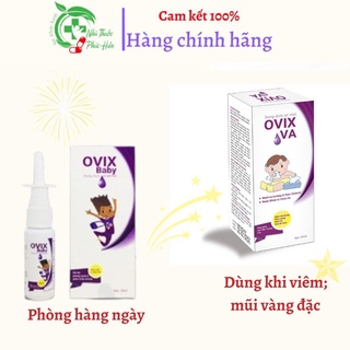 OVIX Baby dung dịch vệ sinh mũi dạng xịt tăng cường hàng rào bảo vệ tự nhiên cho mũi - Dành cho trẻ từ 3 tháng