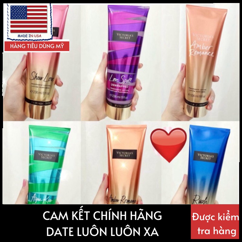 (Chọn mùi) Sữa Dưỡng thể hương nước hoa Victoria’s Secret Fragrance Lotion Parfumee 236ml