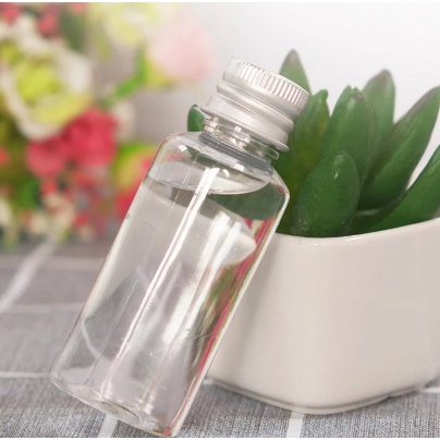 Chai nhựa nắp vặn nhôm vàng chiết dung dịch, mỹ phẩm [30ml, 50ml, 60ml, 100ml]