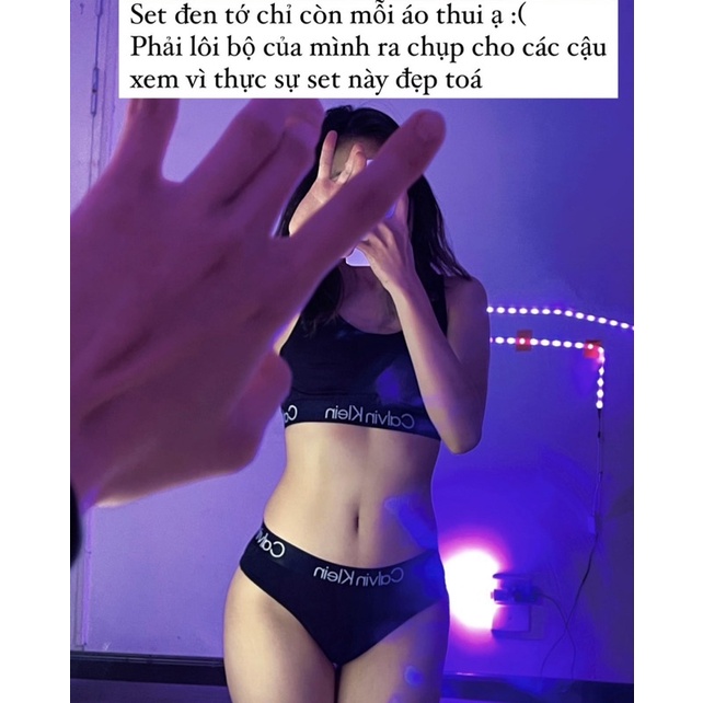 Set Calvin Klein Đồ Lót Modern Structure Jennie Kim Blackpink