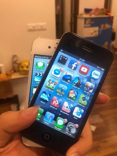Điện thoại iphone 4S qte hỗ trợ cài đặt ứng dụng. Bh 1 đổi 1 90 ngày | BigBuy360 - bigbuy360.vn