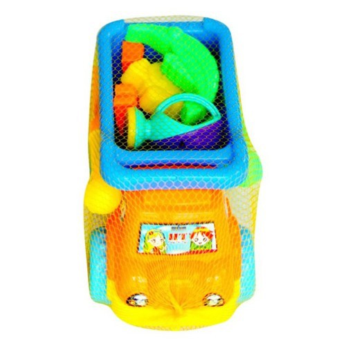 Bộ đồ chơi xe ben đi biển xúc cát