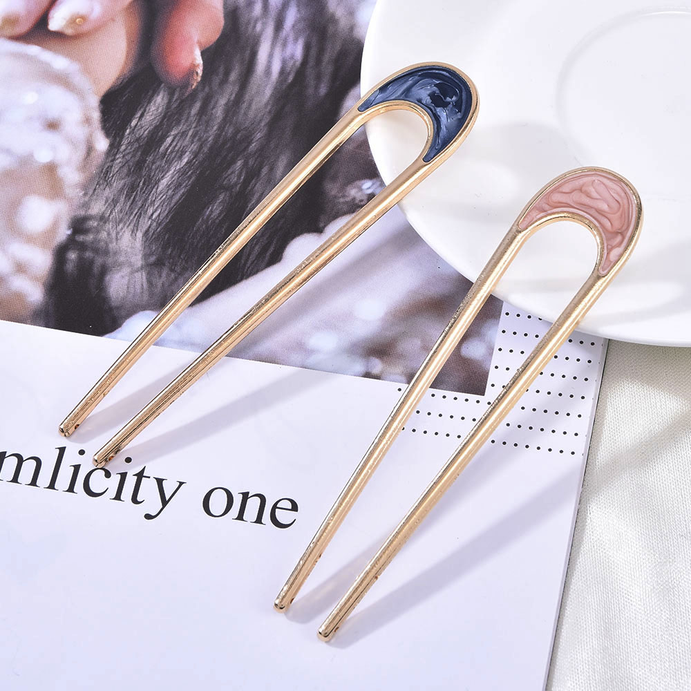 Trâm cài tóc hình chữ u phong cách cổ điển cho nữ