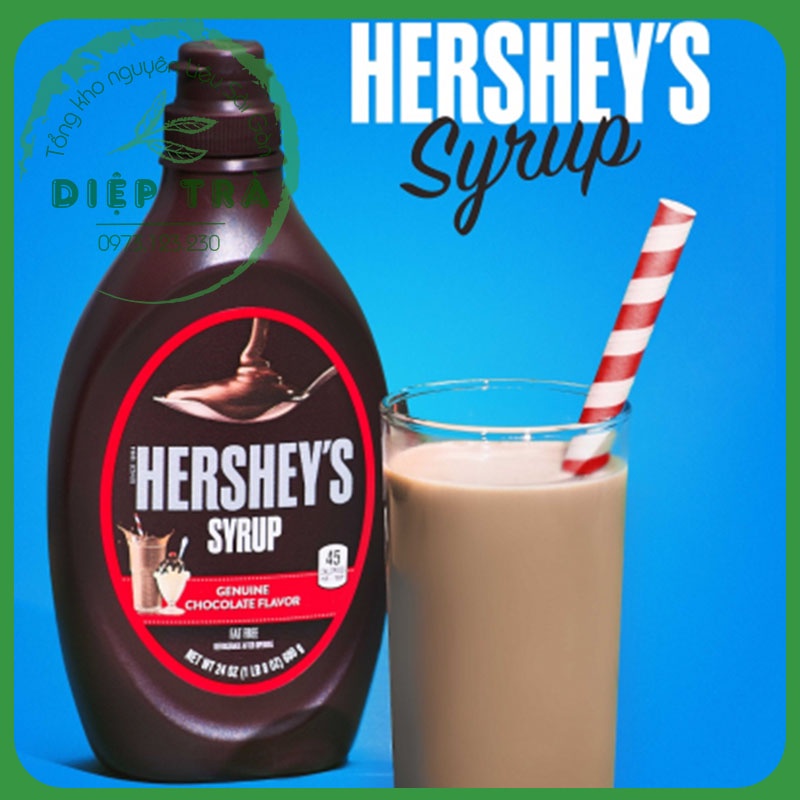 Sốt Topping Hershey's Socola Chai 623gr & 1.36kg