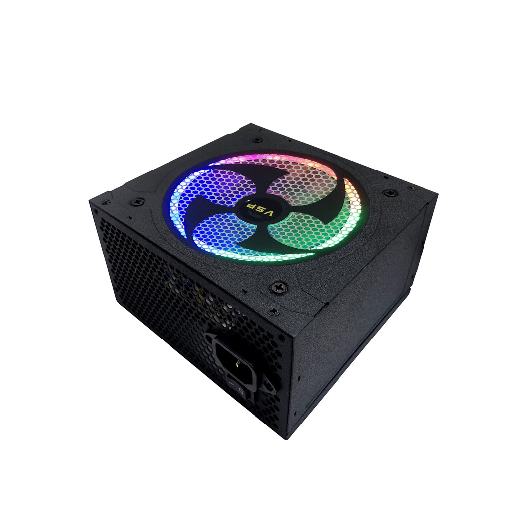 [Chính Hãng] Nguồn Công Suất Thực VSP ATX 500W Led RGB Full Box - Bảo Hành 36 tháng