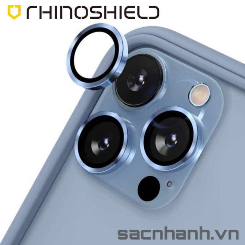 Lens bảo vệ camera Rhinoshield màu Xanh về hàng cho iPhone 13Pro/13ProMax