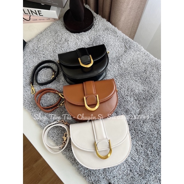 Túi xách móng ngựa size 18cm ảnh thật shop chụp hàng hottrend