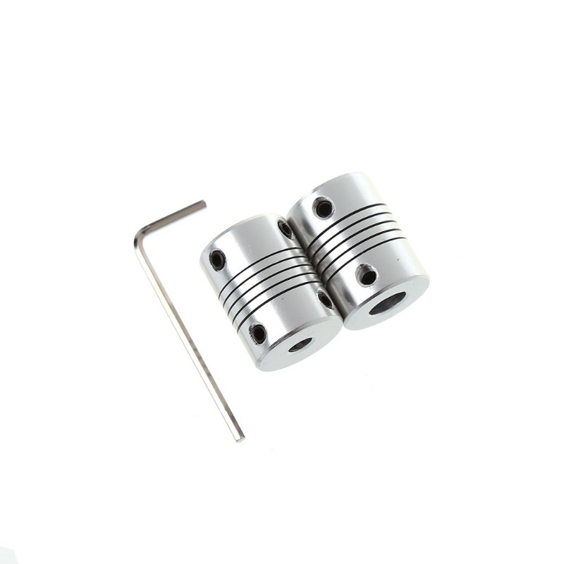 FLEXIBLE 2 Khớp Nối Trục Động Cơ Máy In 3d 5x8mm Cho Reprap Prusa Cnc