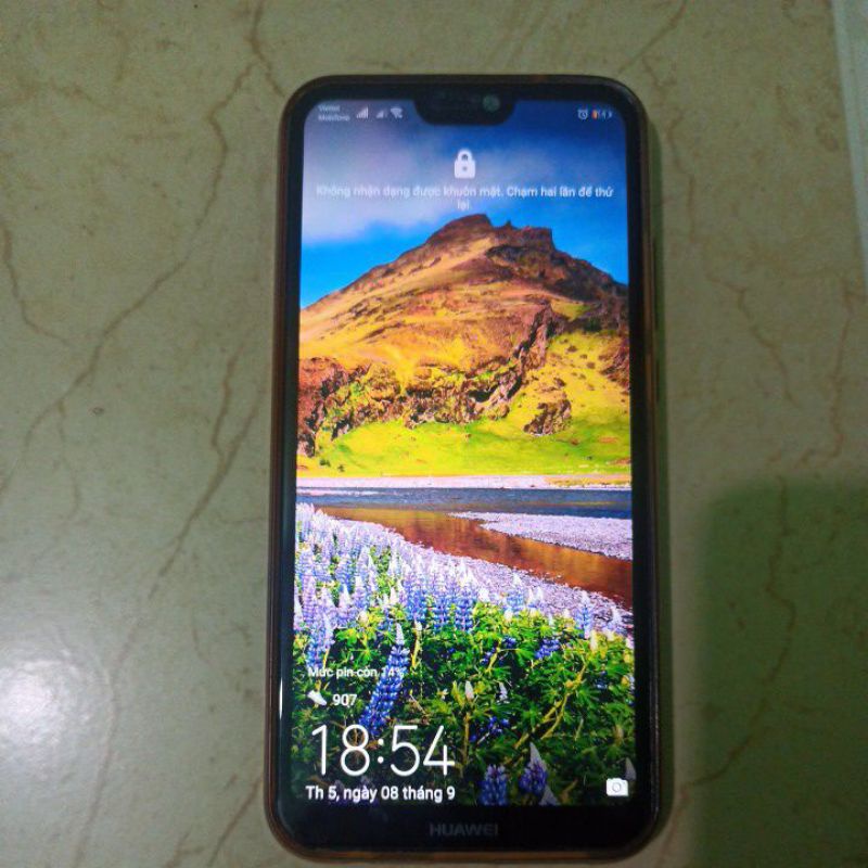 Điện thoại thông minh Huawei nova 3e đã sử dụng còn hoạt động tốt