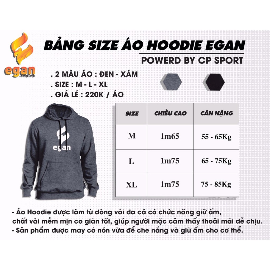 Áo khoác HOODIE EGAN