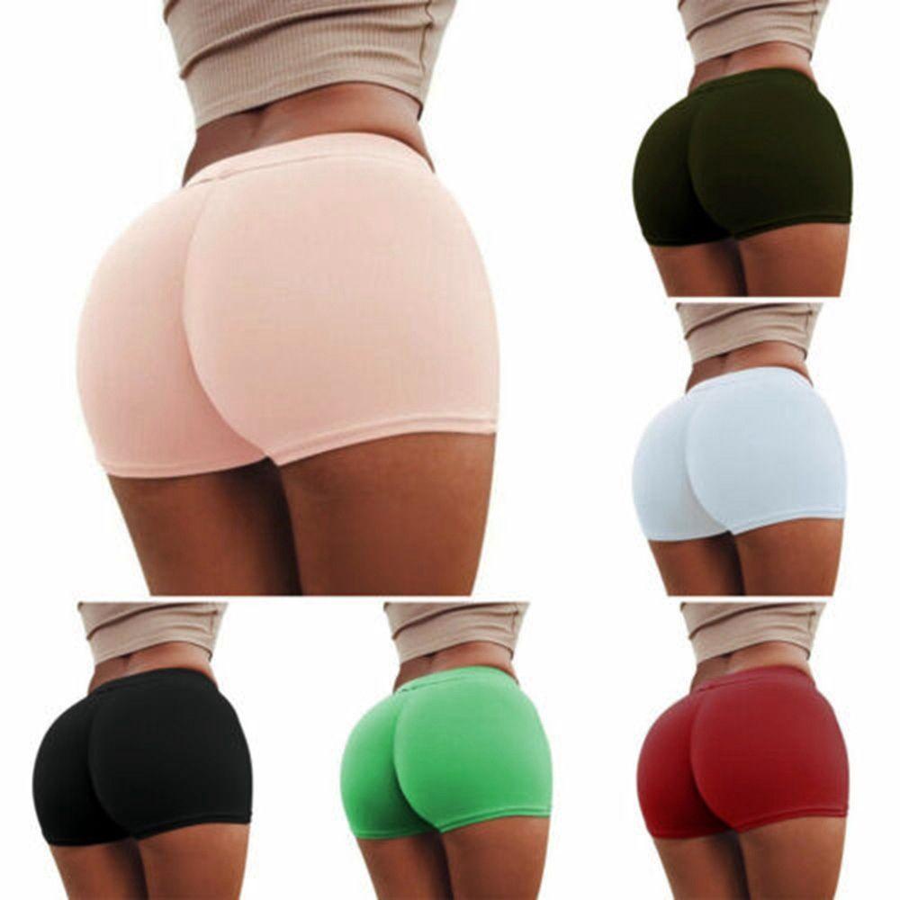 Quần Short Cotton Thể Thao Chống Ánh Sáng Cho Nữ