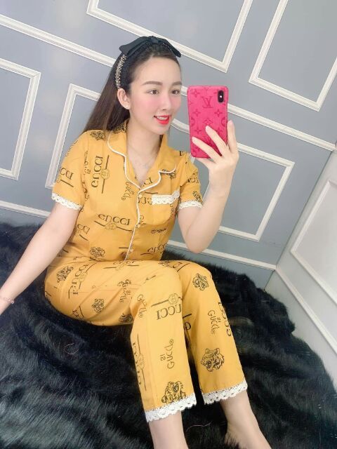 ĐỒ BỘ PIJAMA KATE LỤA THẦN THÁNH | BigBuy360 - bigbuy360.vn