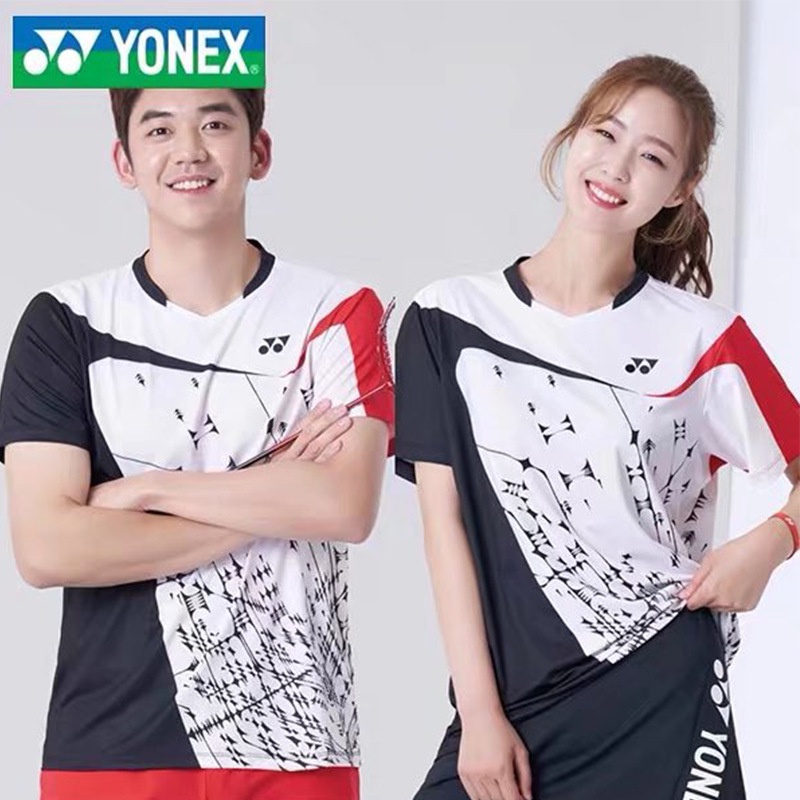 Bộ Đồ Thể Thao Cầu Lông Yonex Tay Ngắn Cá Tính Cho Nam Và Nữ