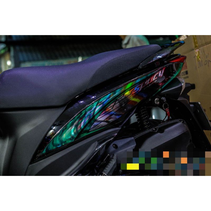 Tem rời vision đen - decal ruby