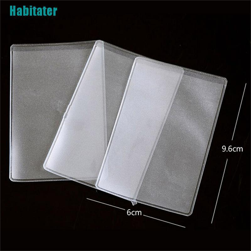 Set 10 hộp nhựa trong suốt đựng thẻ ngân hàng / danh thiếp đa năng