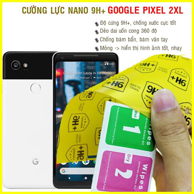 Dán cường lực dẻo nano Google Pixel 2 XL (Google Pixel 2XL)