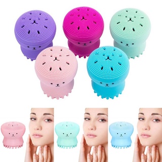 Cọ Rửa Mặt và Masage Bạch Tuộc