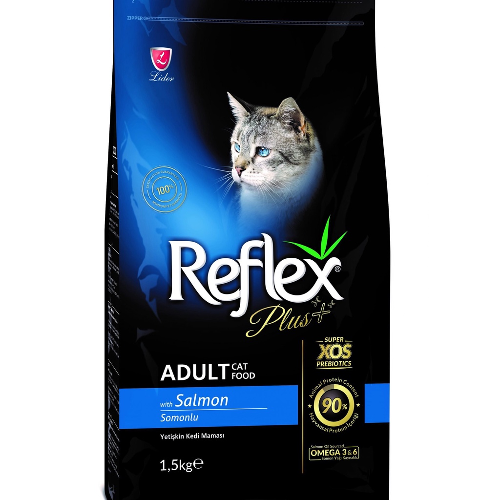 Thức ăn hạt khô cho mèo cao cấp Reflex plus 1.5kg các loại