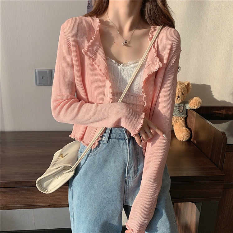 Áo Khoác cardigan Dệt Kim Mỏng Chống Nắng Cho Nữ JL-CX-28