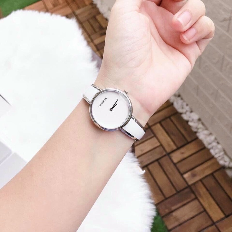Đồng hồ lắc tay nữ Calvin Klein 2 màu trắng, đen K4E2N116, K4E2N111