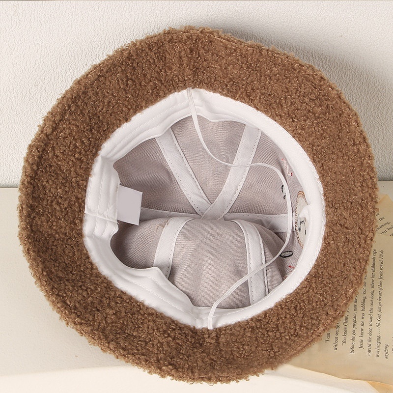 Mũ beanie Tai Bèo Dày Dặn Giữ Ấm Chống Gió Hình Gấu Dễ Thương Cho Bé Trai Và Gái