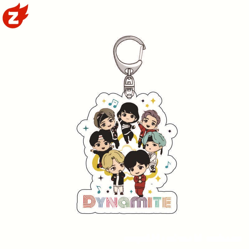 Móc Khóa Hình Kẹo BTS Hoạt Hình Sáng Tạo Hàn Quốc