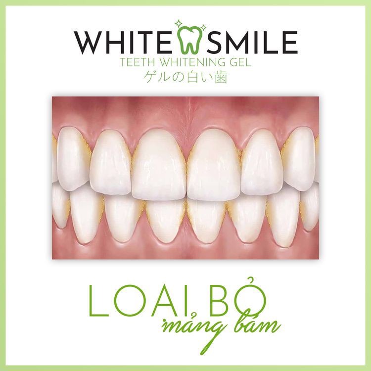 Gel Tẩy Trắng Răng White Smile Sakura - Bút Làm Trắng Răng, Tẩy Cao Răng Ố Vàng Ngay Tại Nhà  Số 1 Nhật Bản