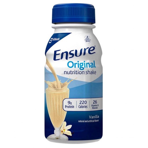 Lốc 6 chai Sữa Ensure Original Mỹ Hương Vani  237mlx 6 chai .  Date 02/2024