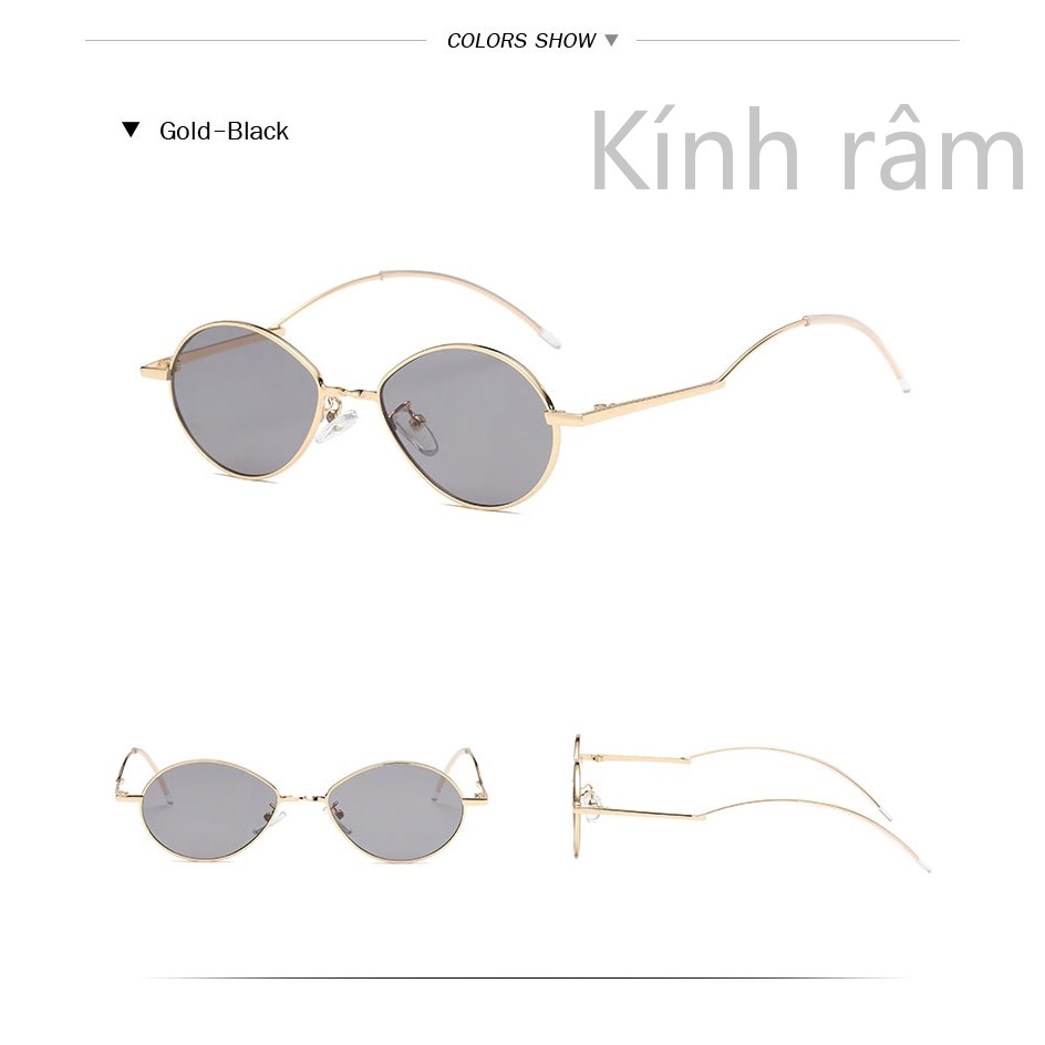 Kính mát nam nữ nhiều màu sắc sành điệu thời trang