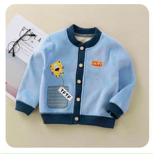 SALE ÁO KHOÁC BOMBER QUẢNG CHÂU LÓT NỈ GIỮ ẤM CHO BÉ CAO CẤP(LENQC)