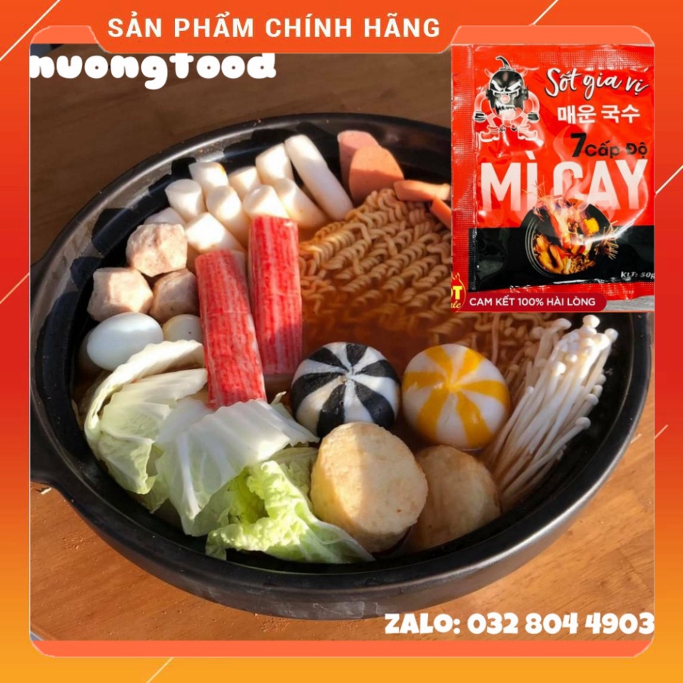 50G SỐT GIA VỊ MÌ CAY ĐẬM ĐÀ - NUONGFOOD