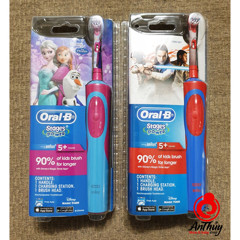 Bàn Chải Điện Cho Bé Oral-B Stages Power