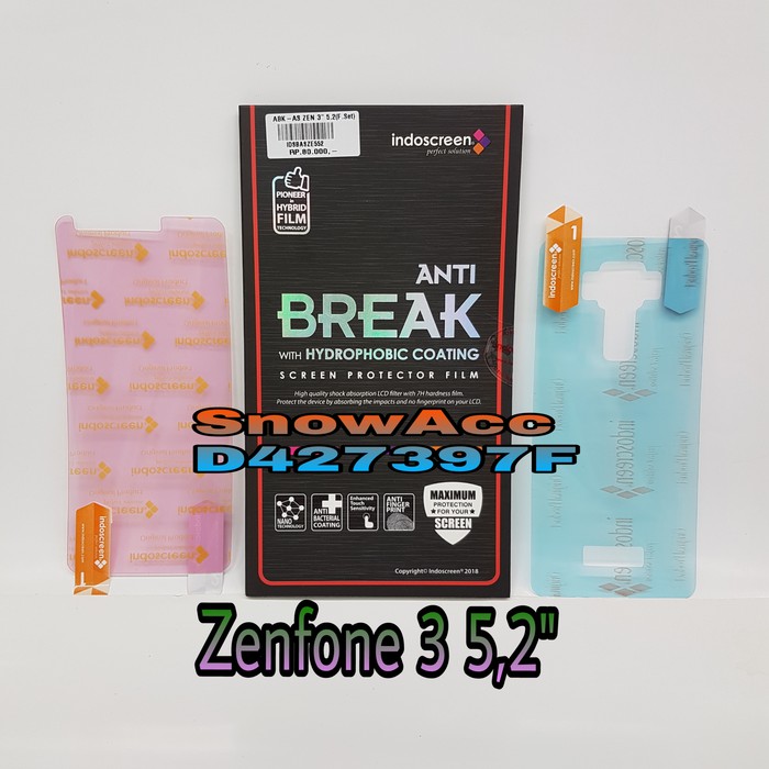 Miếng dán lưng máy chống trầy cho Zenfone 3 5.2inch