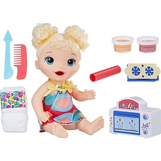 Kawaii Baby Doll Baby Alive Snackin with Bake Cookies Accessories Play House Toy Pretend Toy for Kids Xmas Birthday Gift