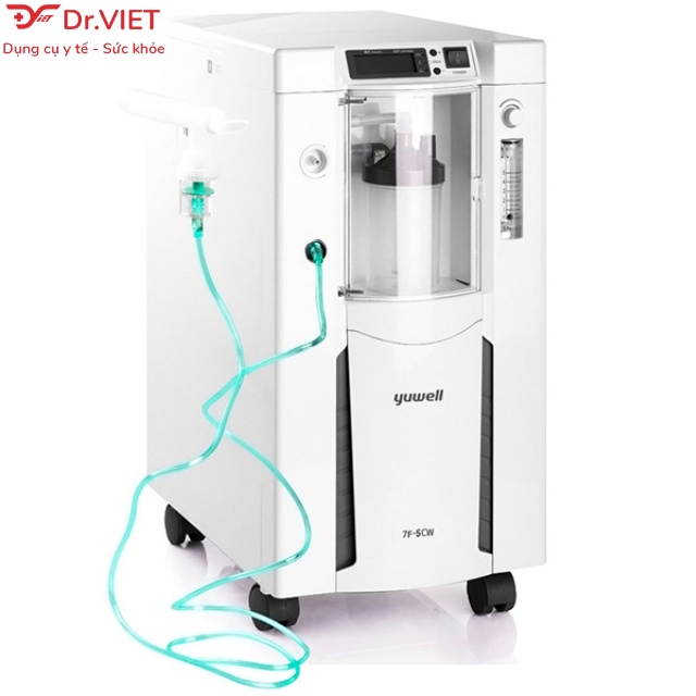 Máy tạo Oxy 5 lít Yuwell 7F-5CW Chính hãng-Cung cấp nguồn oxy sạch, nhỏ gọn, bảo hành 1 năm
