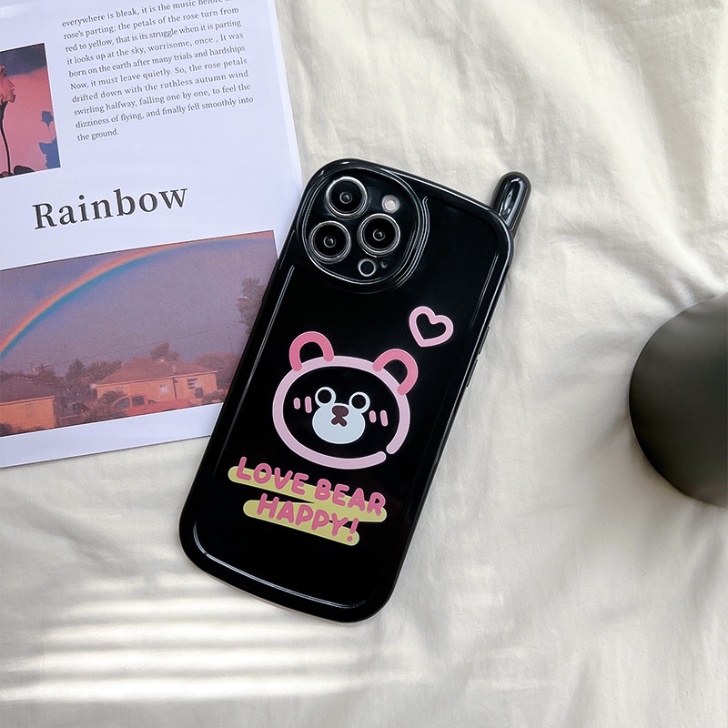 ỐP LƯNG IPHONE Ốp Điện Thoại Hình Gấu Hoạt Hình Cho iphone7 / 7plus / 8 / 8plus / x / xs / 11 / 12 / 13 / 14 / pro / max / plus / promax