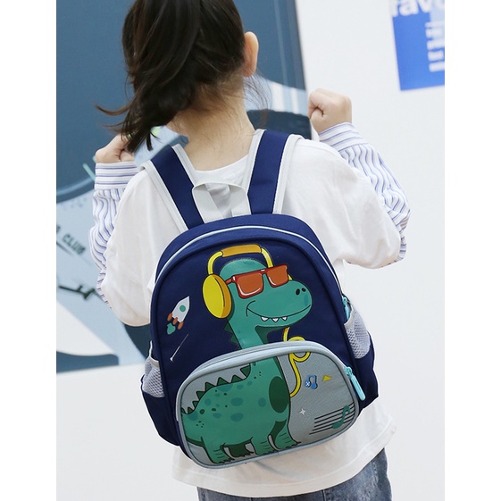 Balo cho bé đi học mẫu giáo 3-6 tuổi Khủng Long đáng yêu