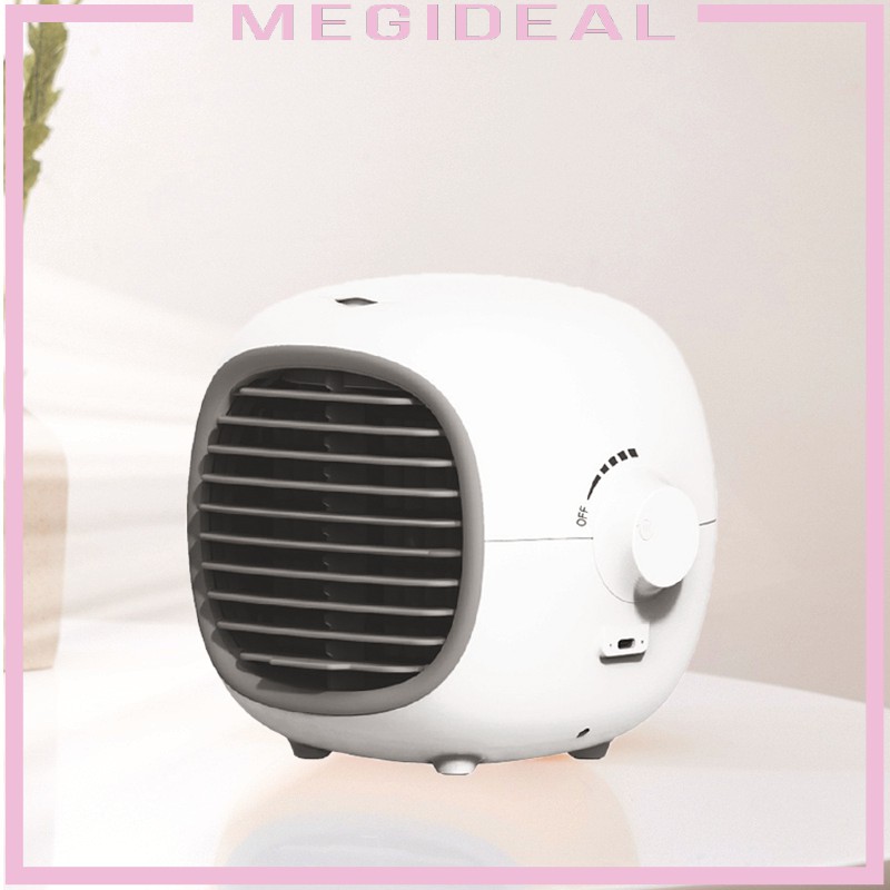 Portable Air Conditioner Fan, Personal Air Cooler, Small USB Quiet Desktop Air Cooler Table Mini Conditioner Fan for Home Office