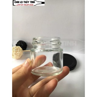 COMBO 10 hũ thủy tinh đựng mỹ phẩm 70ml (50gram) nắp thiết