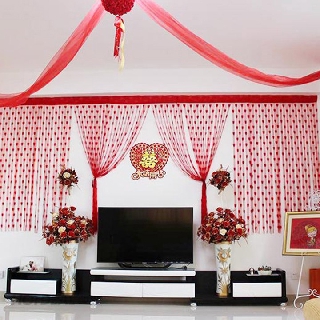 Rèm cửa trái tim , mành che cửa sang trọng 1178 nguyễn kim