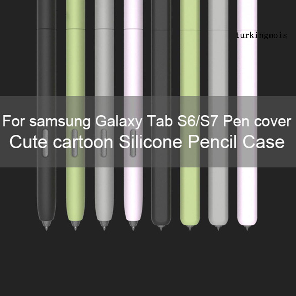 1 Bộ Vỏ Bút Bằng Silicone Mềm Nhẹ Chống Trầy Cho Samsung Tab S6 / S7