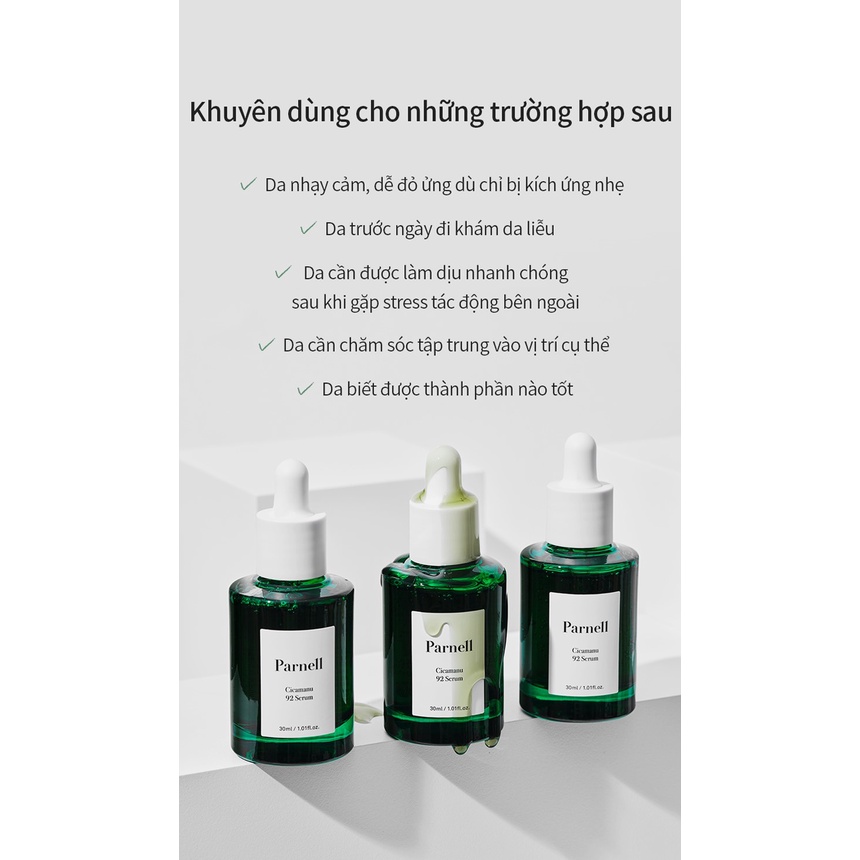Parnell Cicamanu Tinh chất dưỡng 92 Serum 30ml